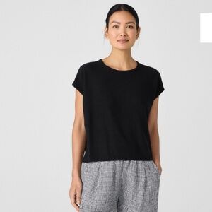 SALE! Organic Linen Cotton Square sweater top or vest NWT